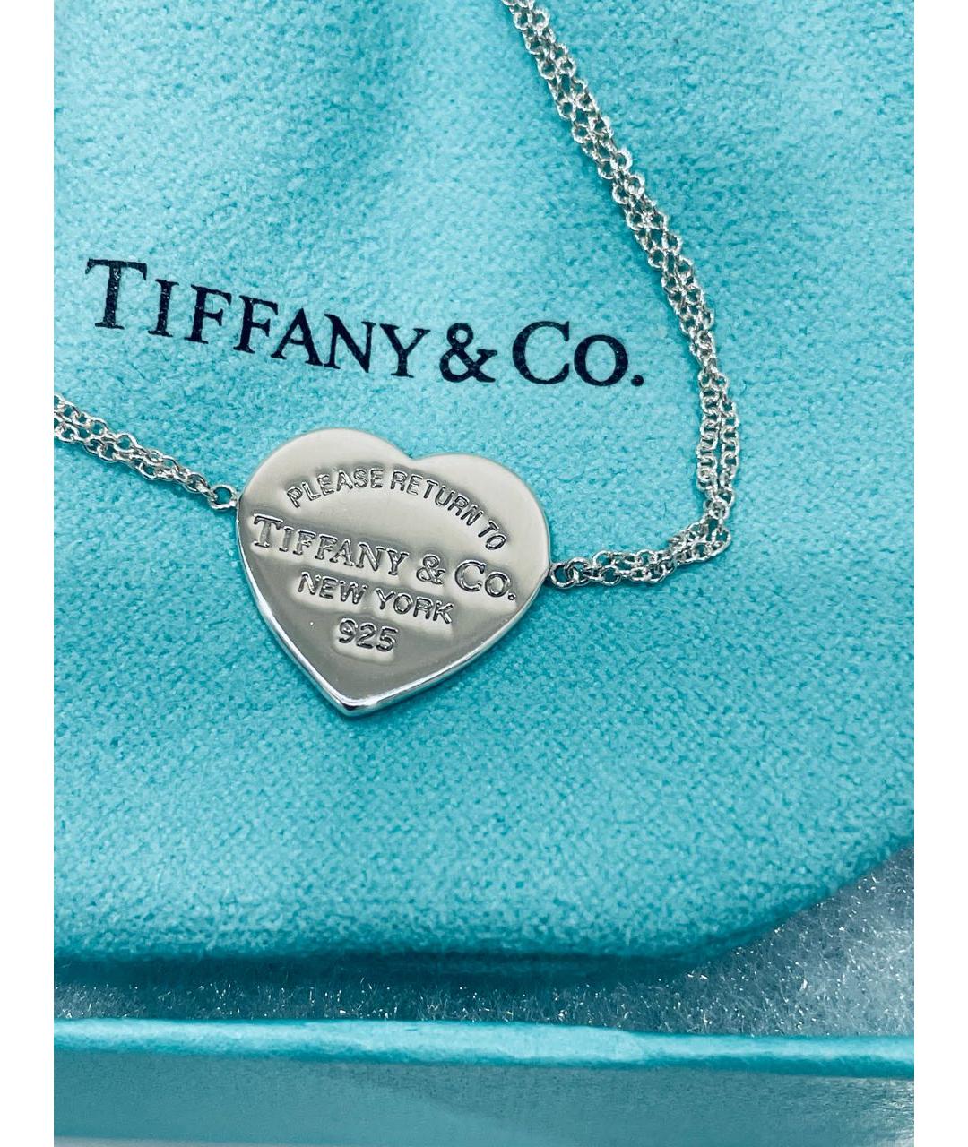 TIFFANY&CO Серебрянный серебряный браслет, фото 5