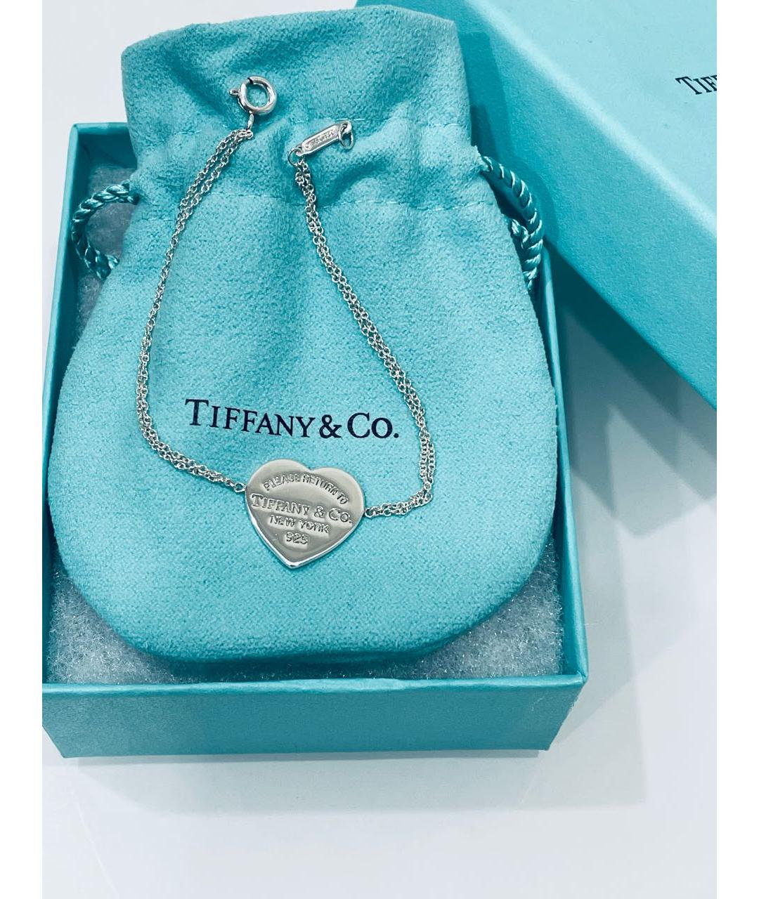 TIFFANY&CO Серебрянный серебряный браслет, фото 4