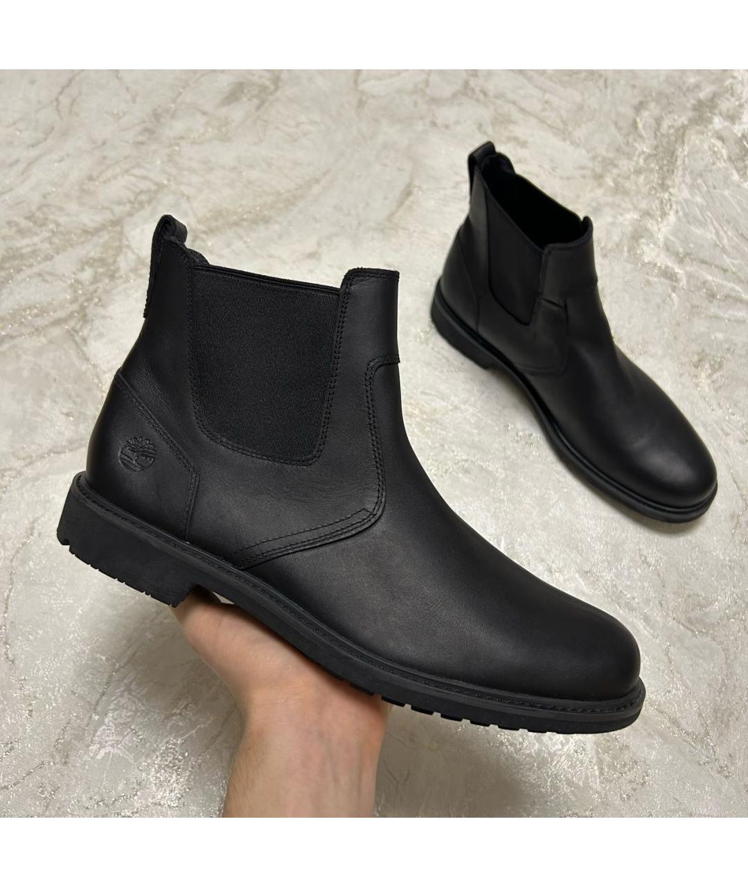 TIMBERLAND Черные кожаные высокие ботинки, фото 8
