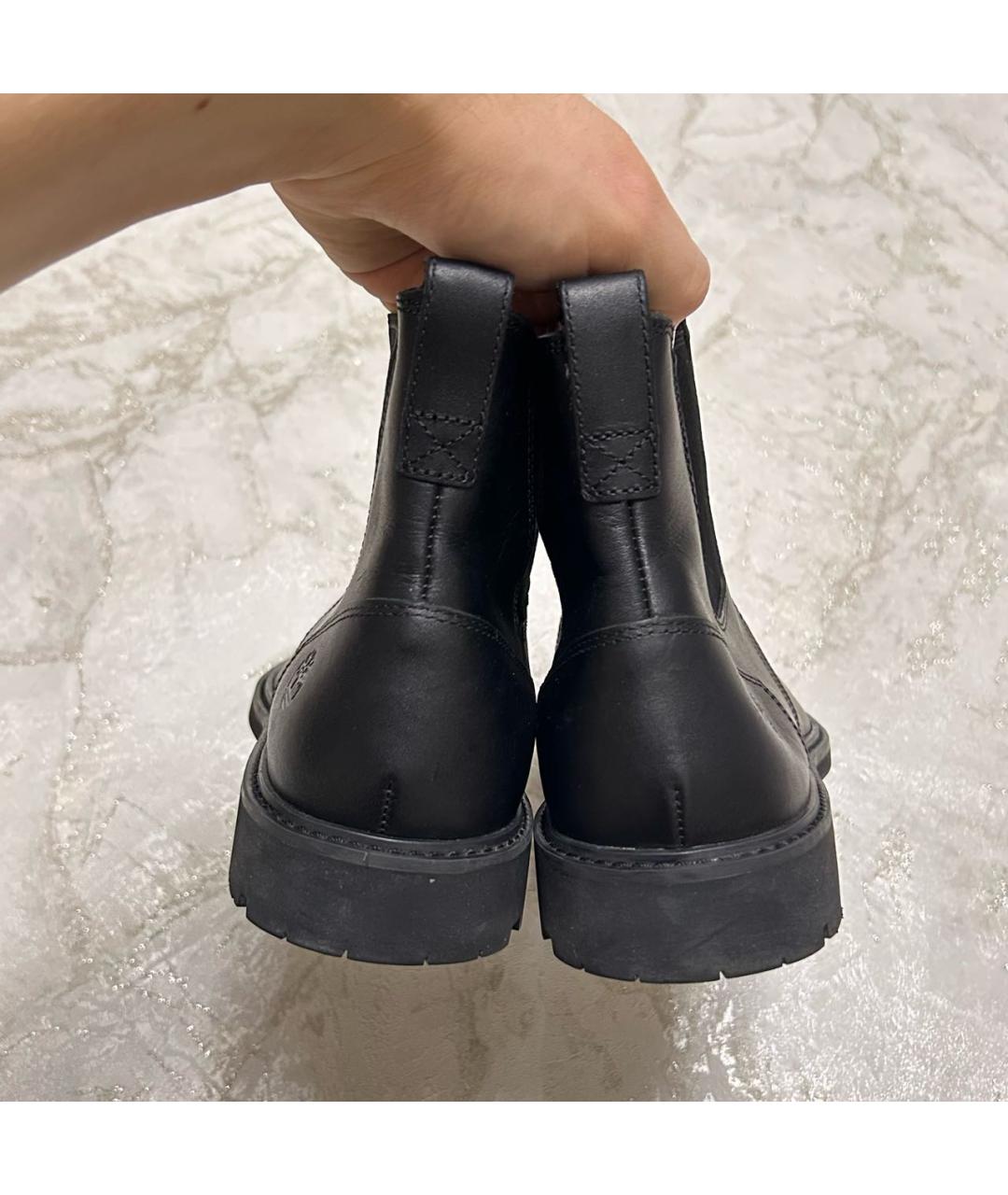 TIMBERLAND Черные кожаные высокие ботинки, фото 4