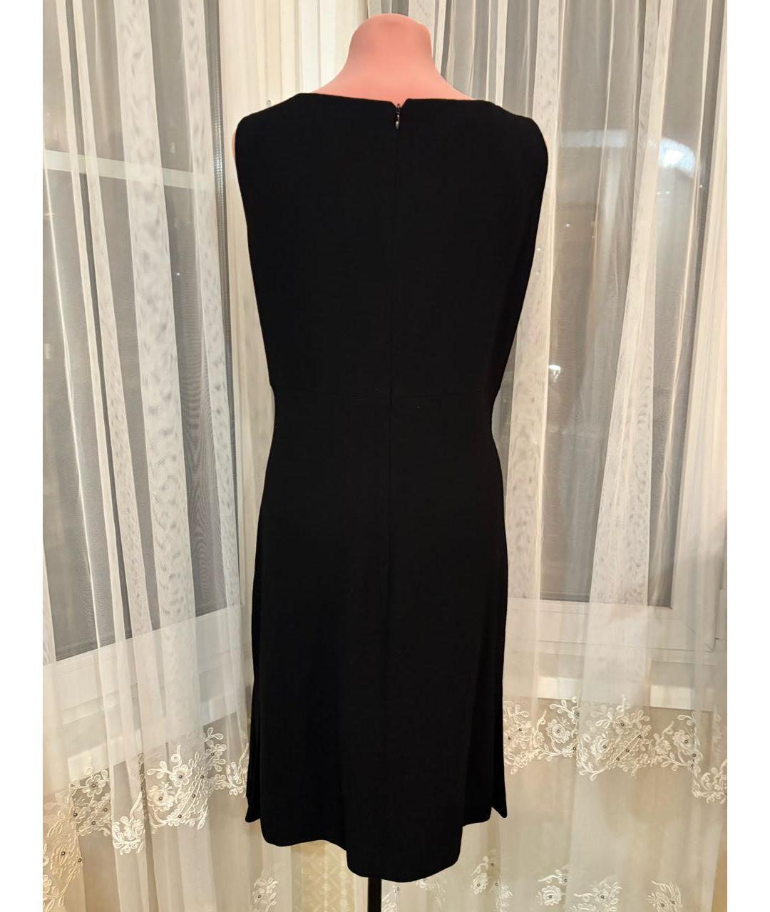 VALENTINO Черное шерстяное коктейльное платье, фото 5