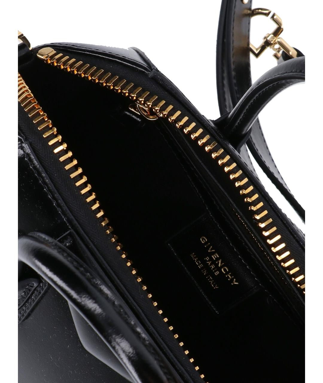 GIVENCHY Черная кожаная сумка тоут, фото 4