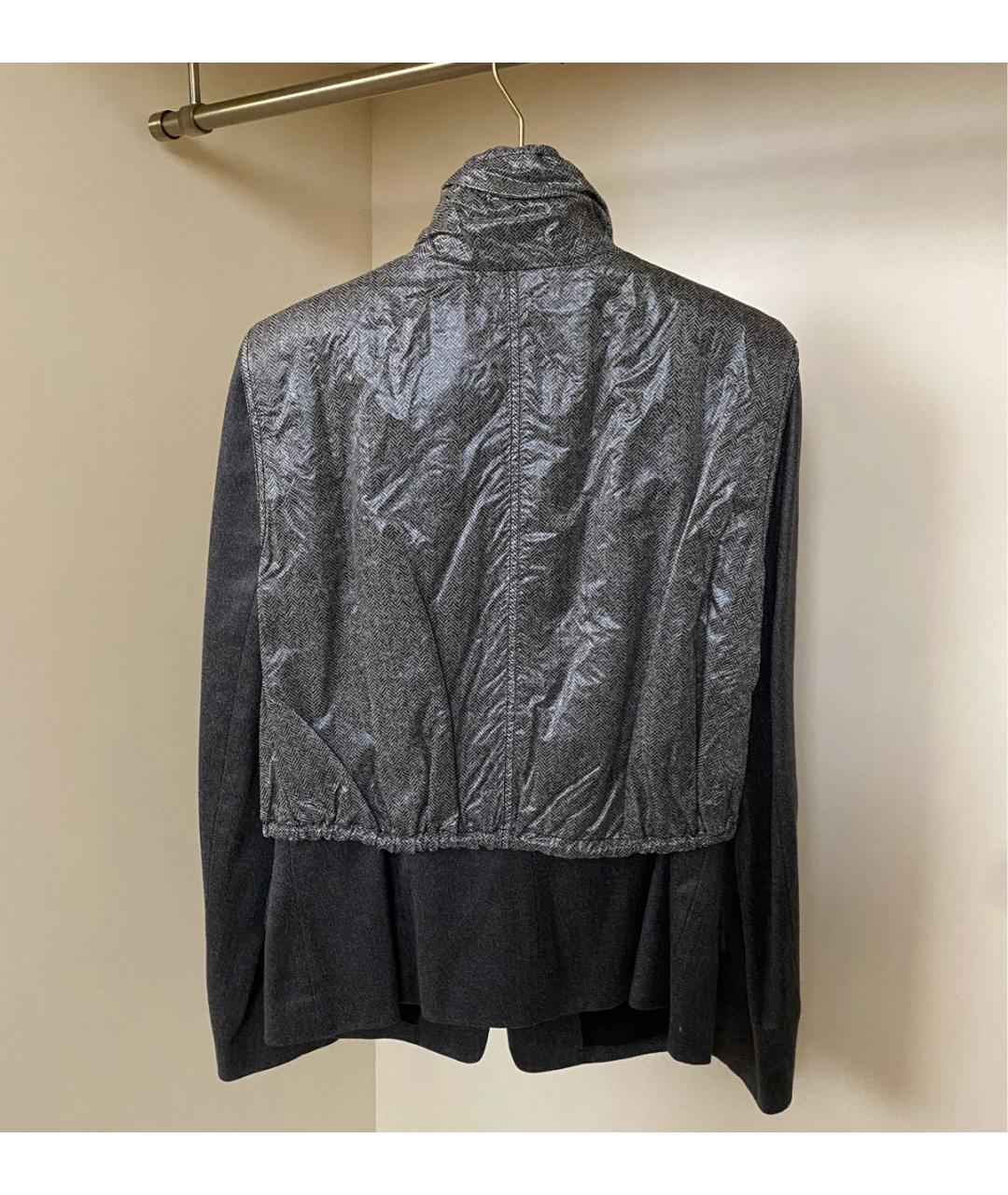 ALEXANDER WANG Антрацитовая полиэстеровая куртка, фото 6