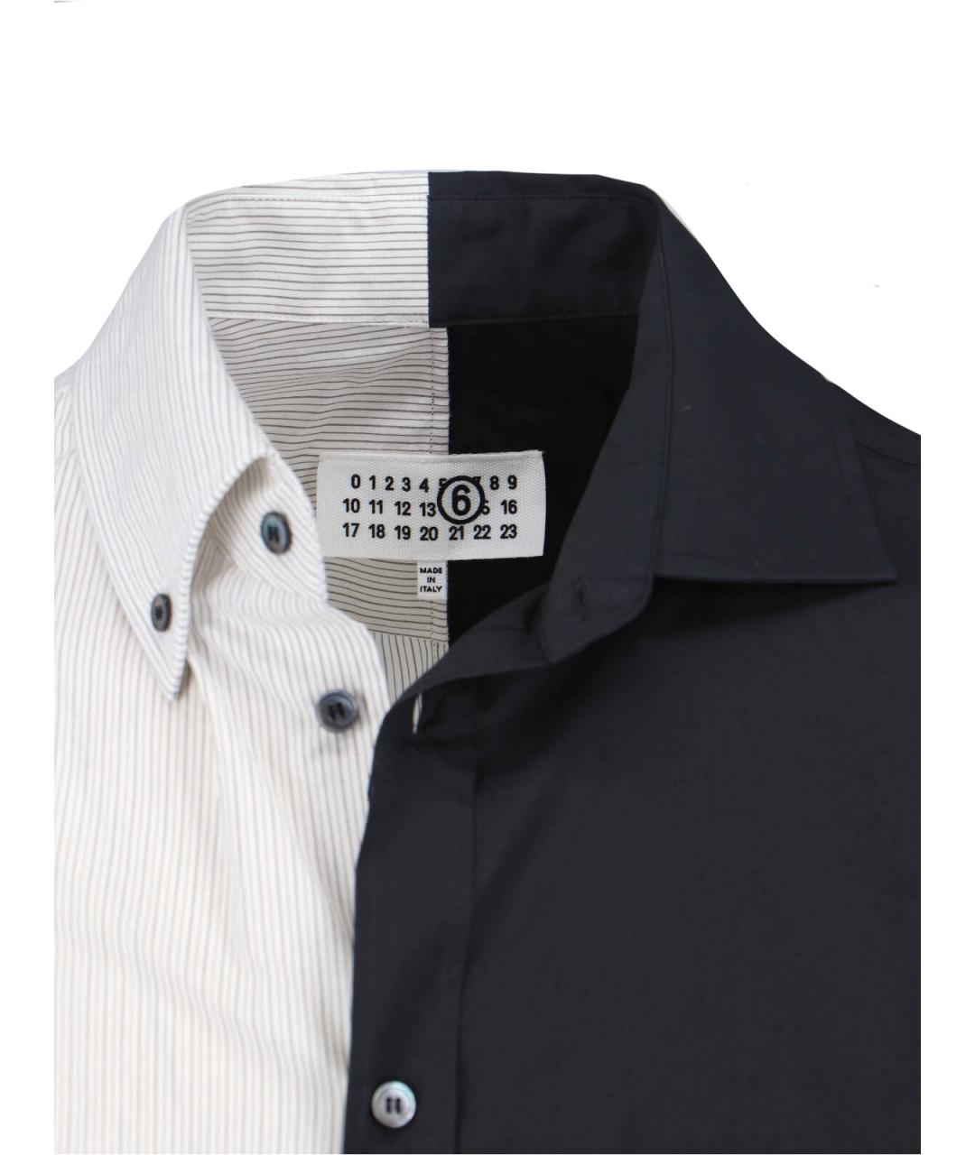 MM6 MAISON MARGIELA Мульти хлопковая кэжуал рубашка, фото 4