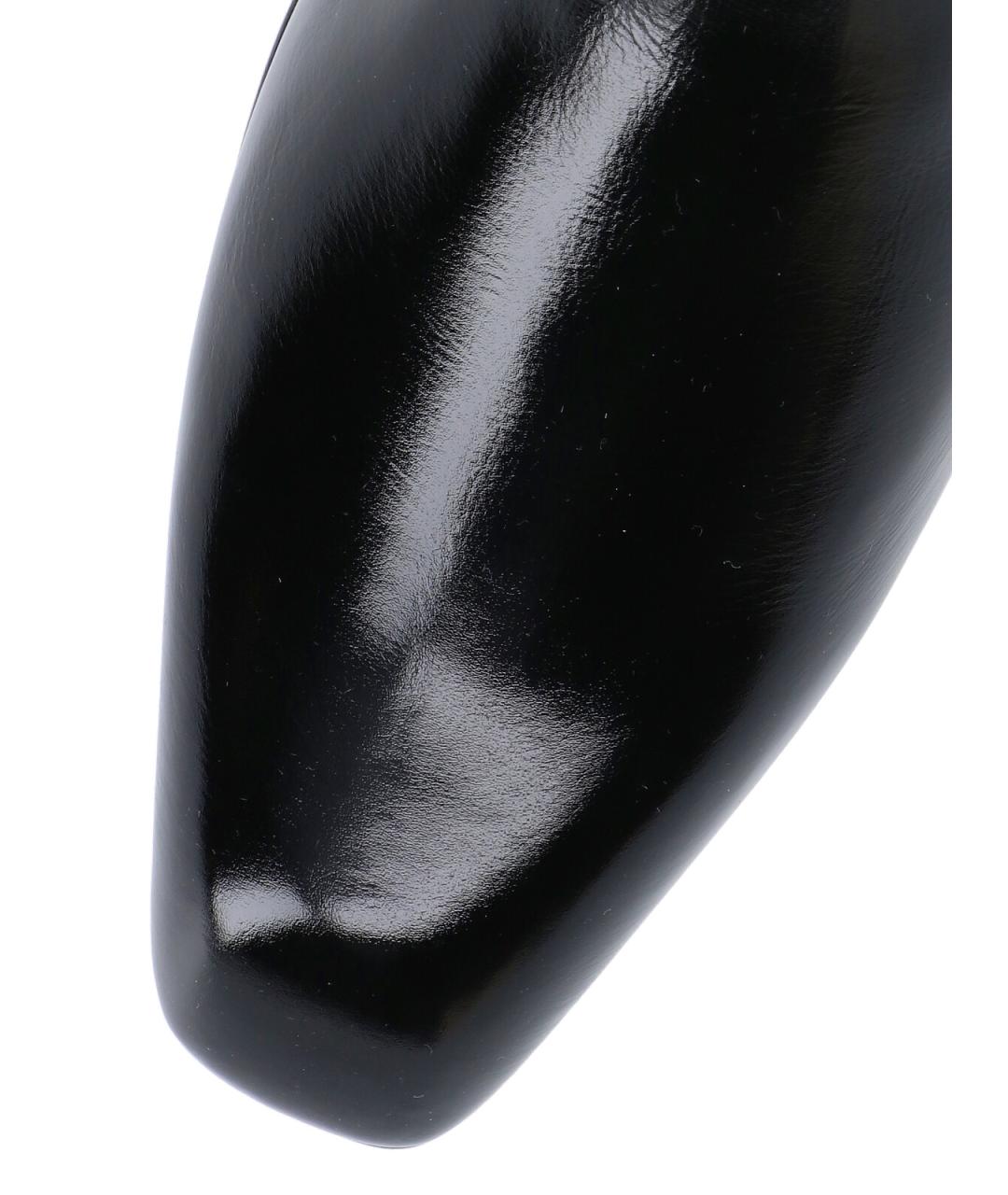 KHAITE Черные кожаные сапоги, фото 5
