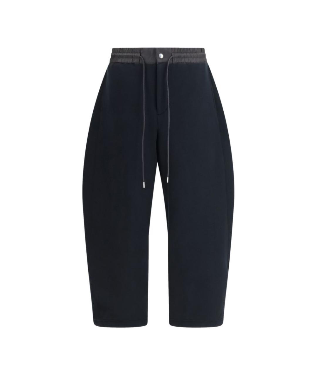 SACAI Черные хлопковые повседневные брюки, фото 1