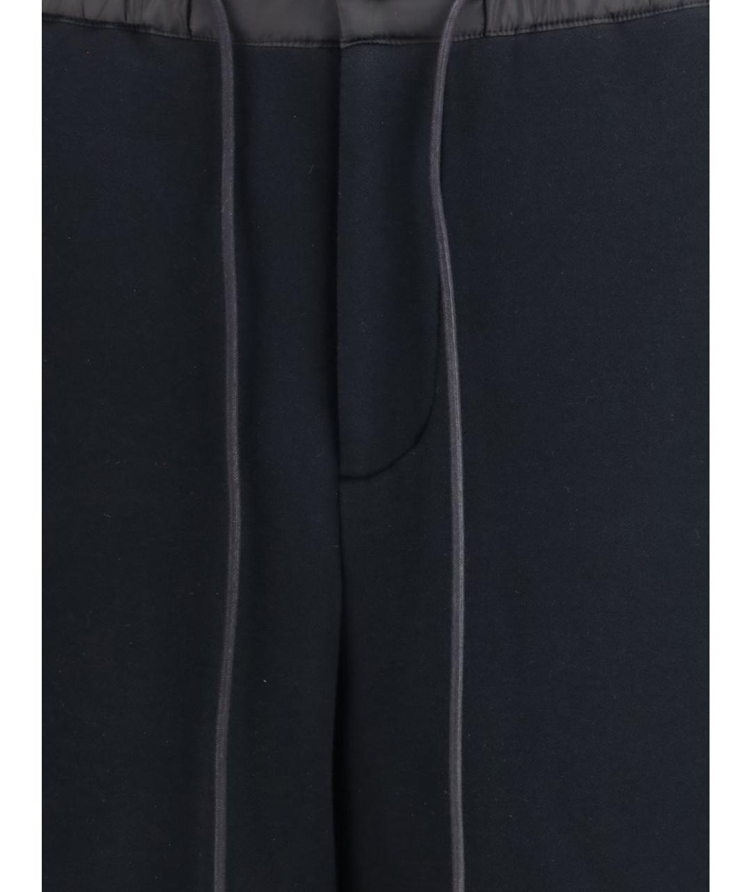 SACAI Черные хлопковые повседневные брюки, фото 3