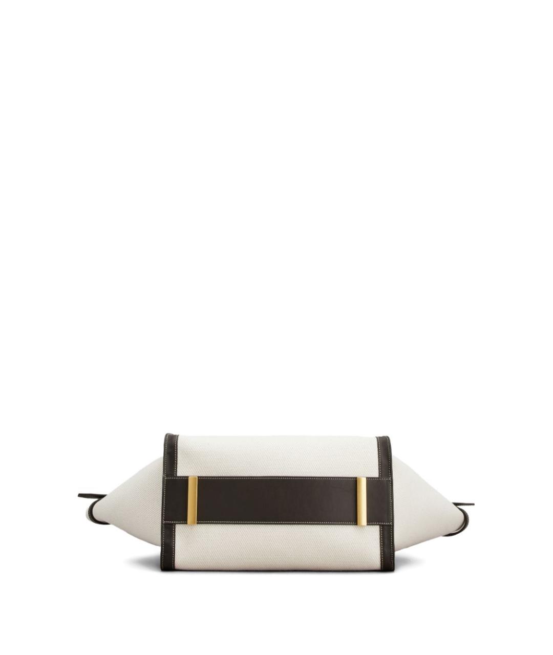 TOD'S Белая тканевая сумка тоут, фото 4