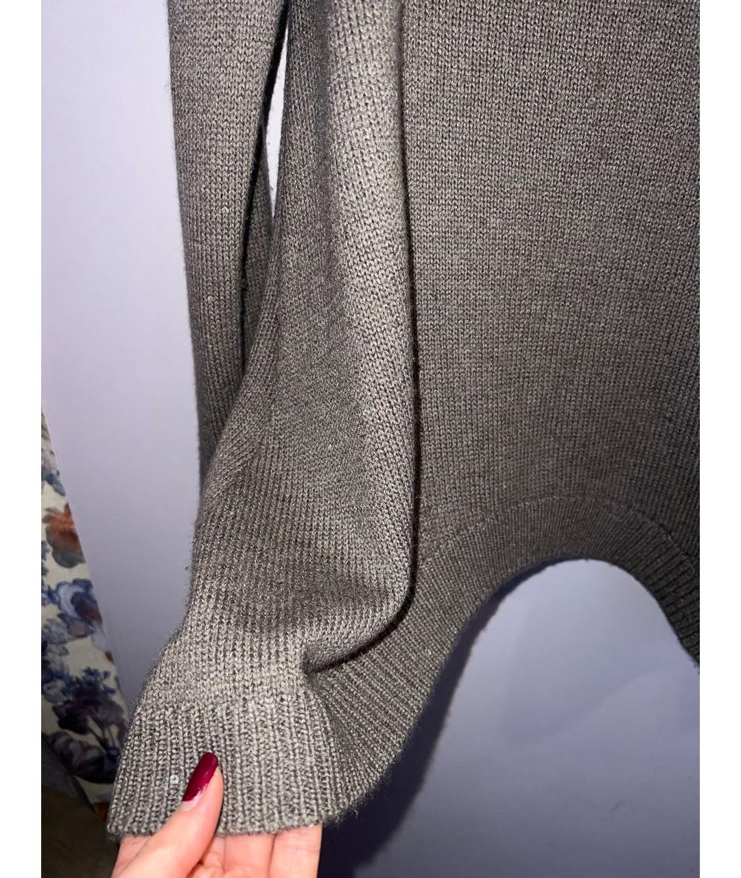 BRUNELLO CUCINELLI Антрацитовый кашемировый джемпер / свитер, фото 4