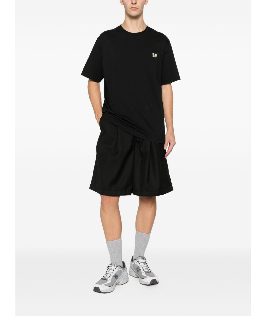 KENZO Черная хлопковая футболка, фото 2