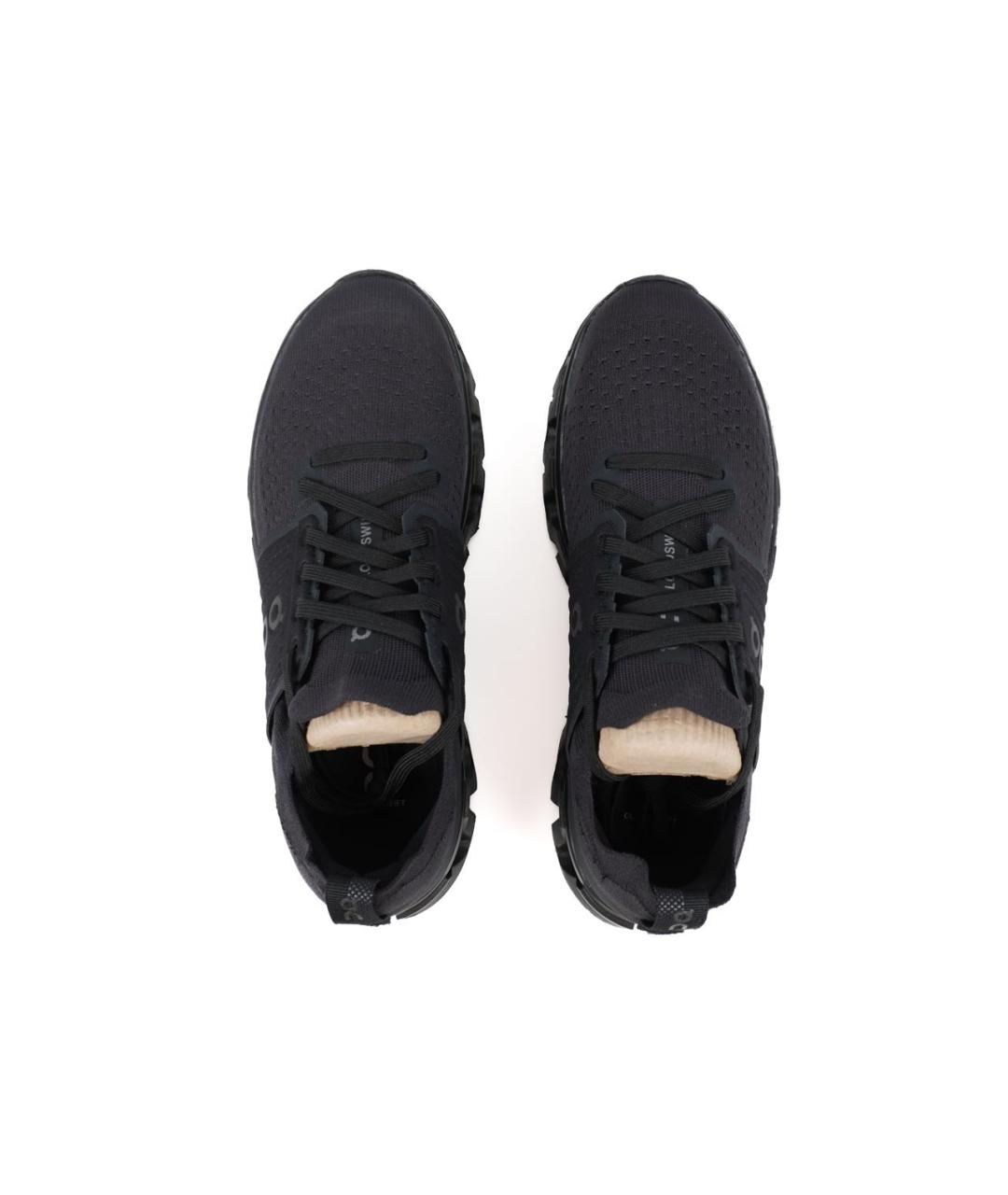 ON Черные текстильные низкие кроссовки / кеды, фото 5