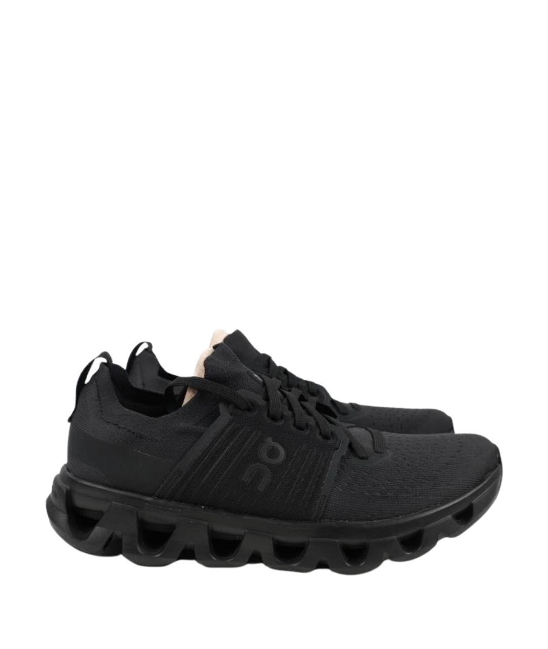 ON Черные текстильные низкие кроссовки / кеды, фото 1