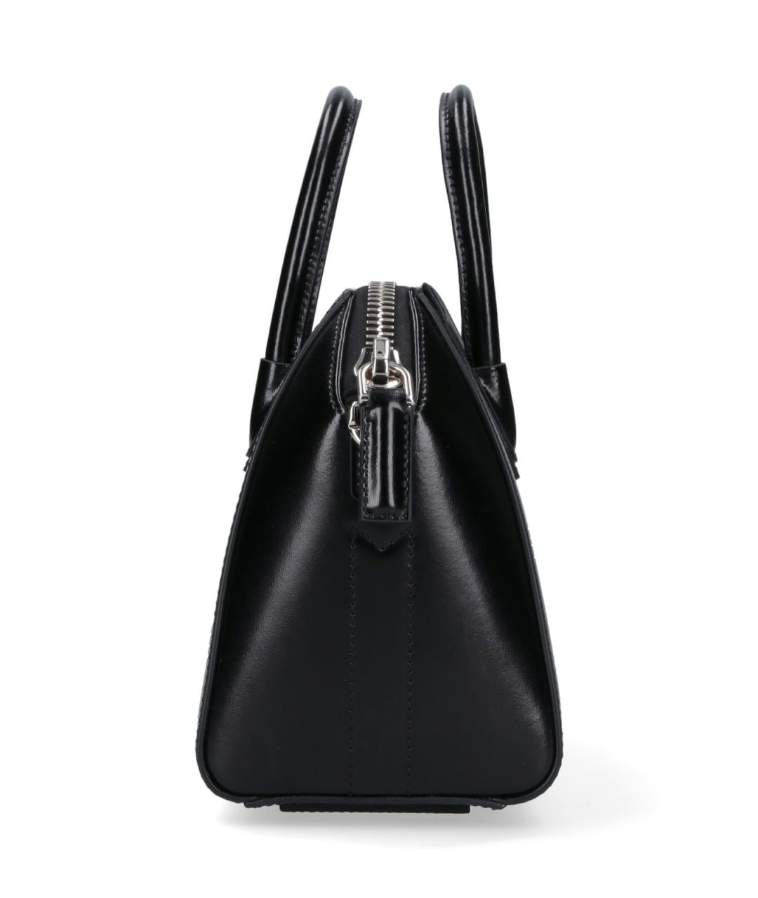 GIVENCHY Черная кожаная сумка тоут, фото 5