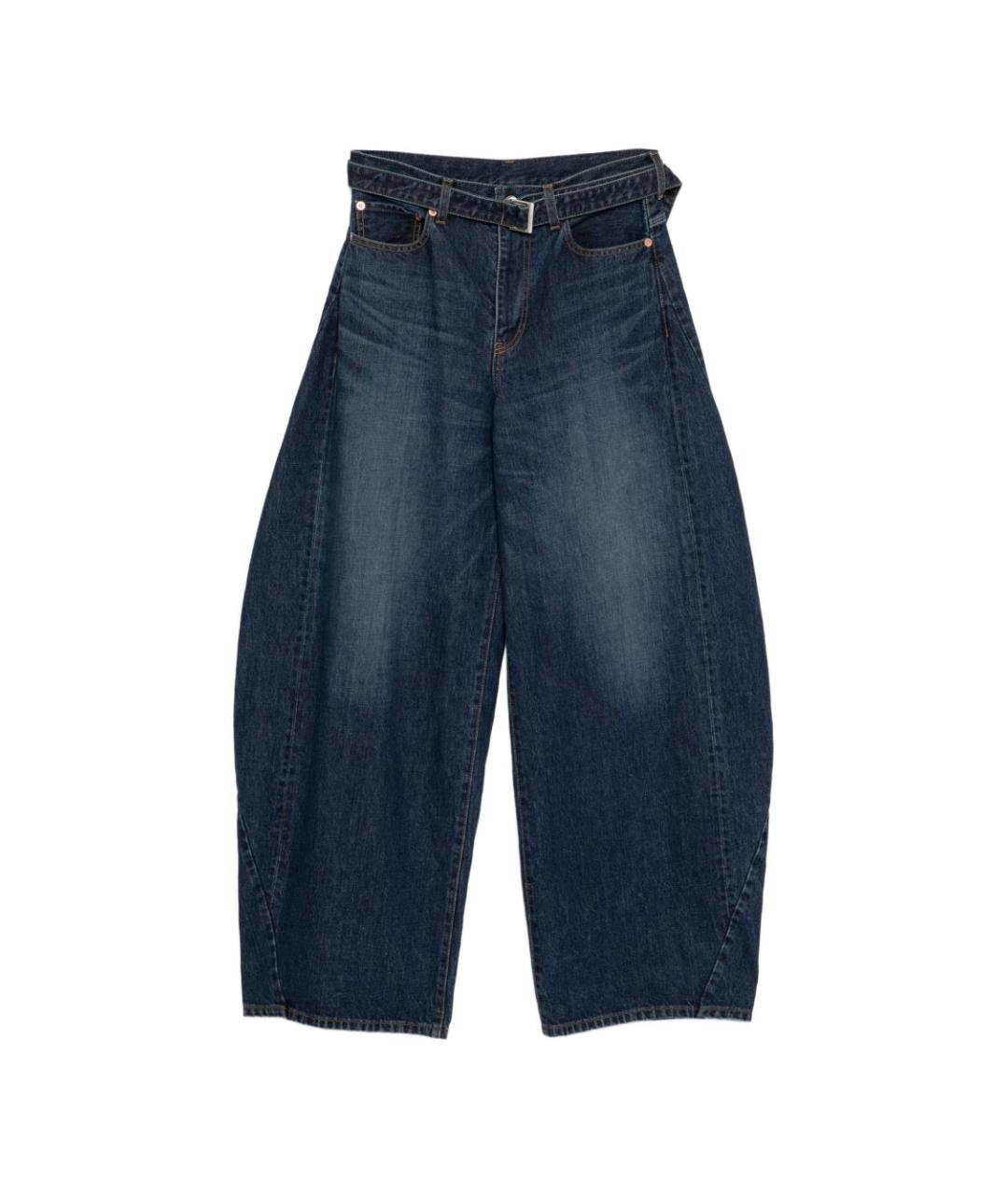 SACAI Синие хлопковые прямые джинсы, фото 1