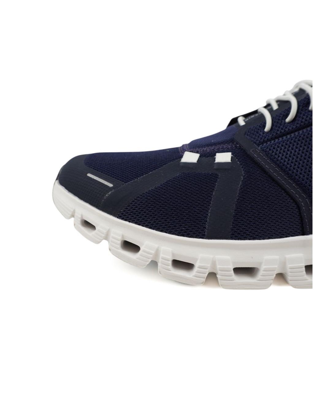 ON Темно-синие текстильные низкие кроссовки / кеды, фото 3