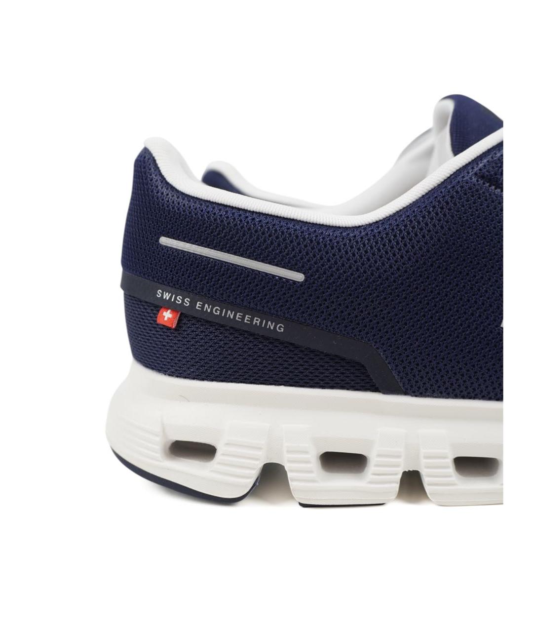 ON Темно-синие текстильные низкие кроссовки / кеды, фото 4