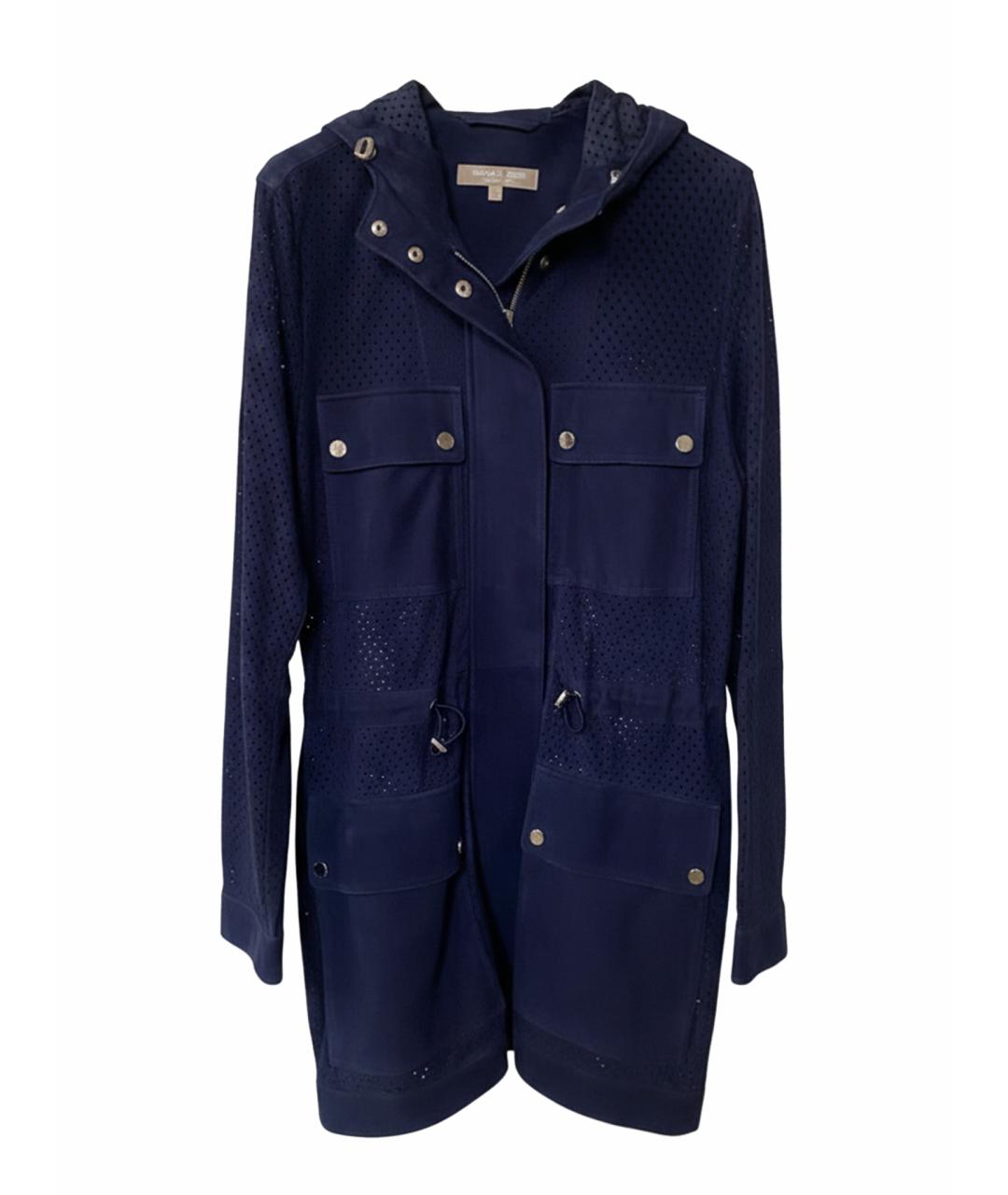 MICHAEL KORS Темно-синяя замшевая куртка, фото 1