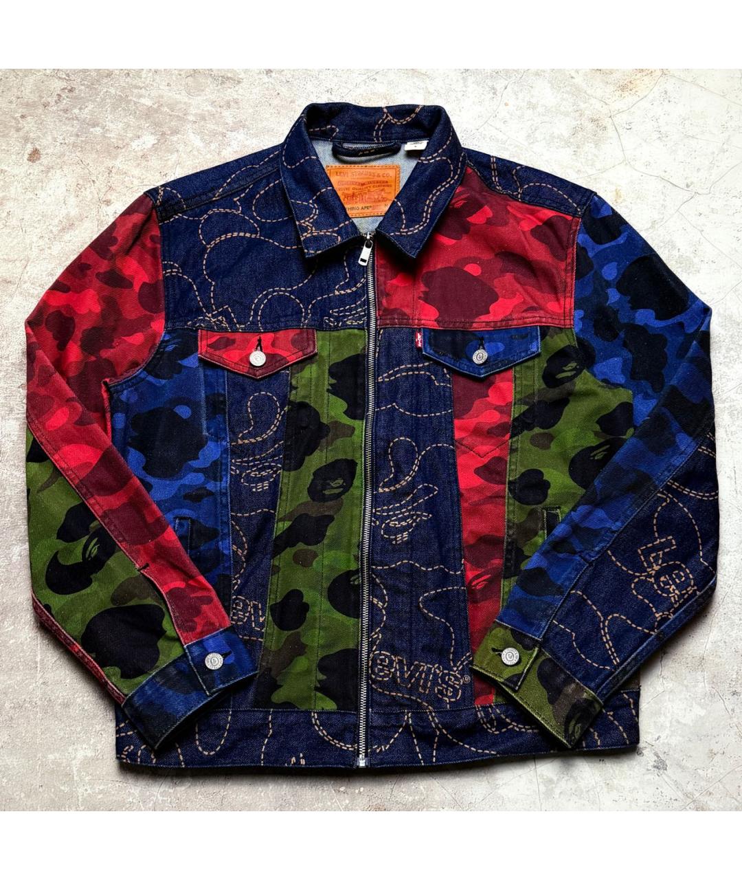 BAPE Мульти деним куртка, фото 2