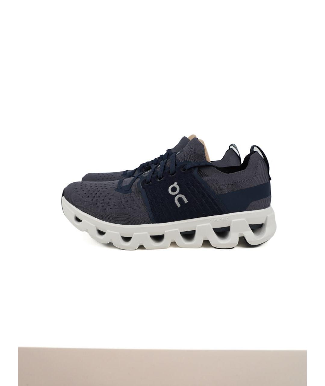 ON Синие замшевые низкие кроссовки / кеды, фото 7