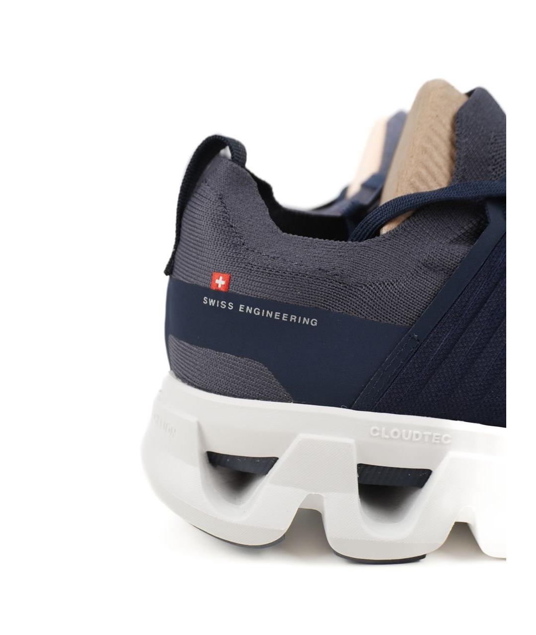 ON Синие замшевые низкие кроссовки / кеды, фото 4