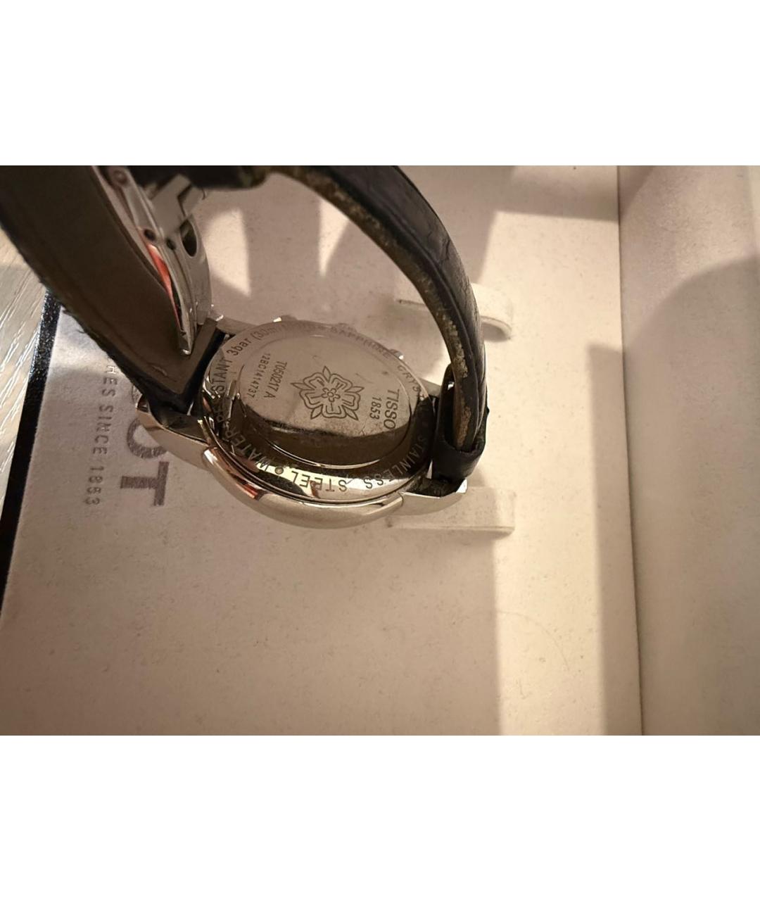 TISSOT Серебряные металлические часы, фото 2