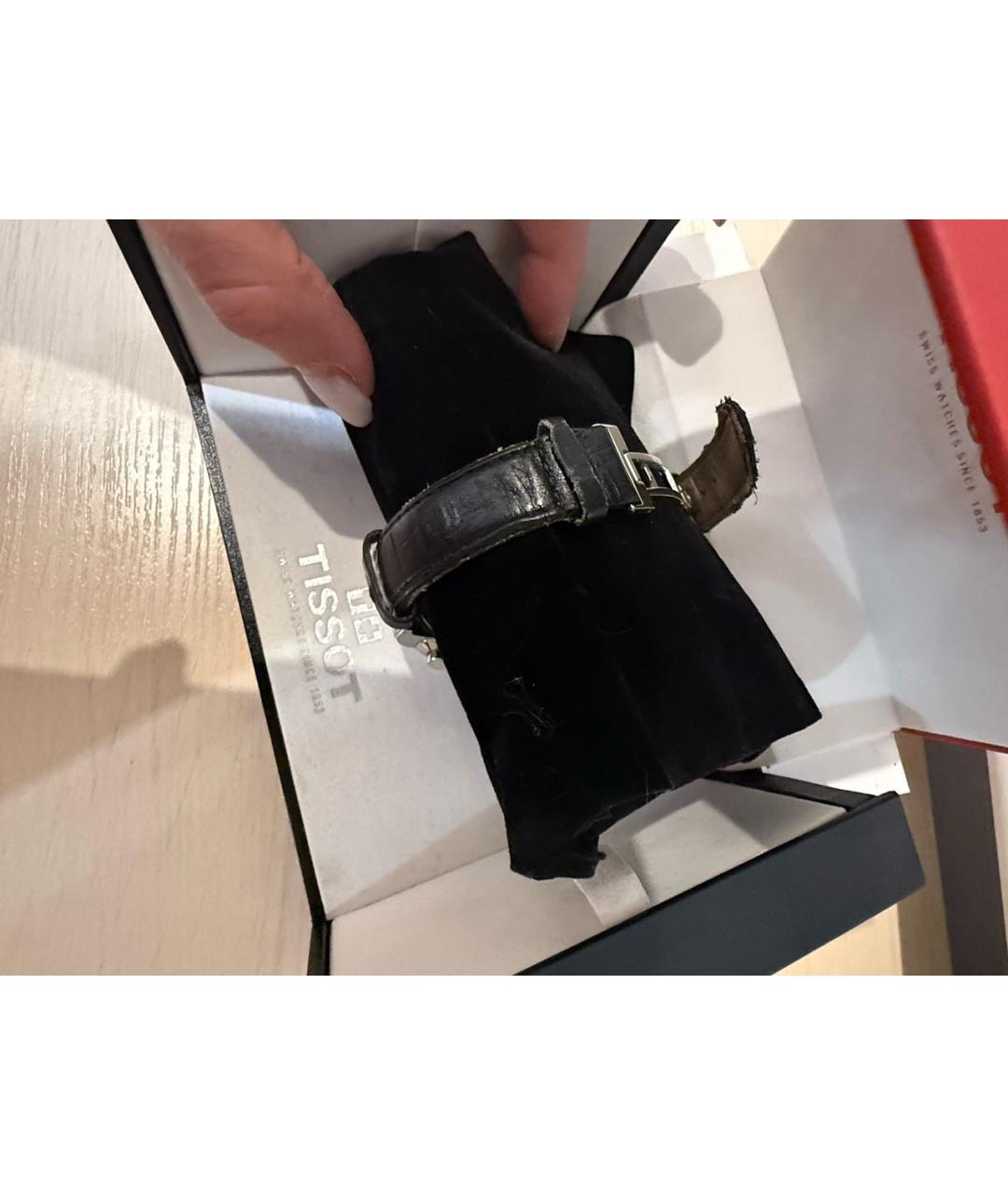 TISSOT Серебряные металлические часы, фото 3