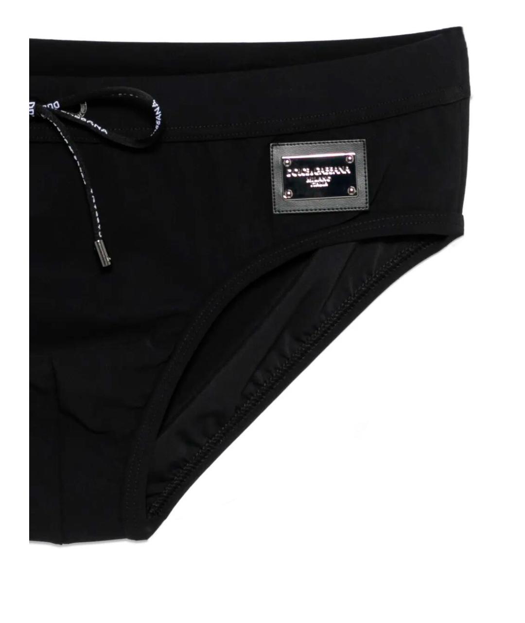 DOLCE&GABBANA Черные полиамидовые плавки, фото 3