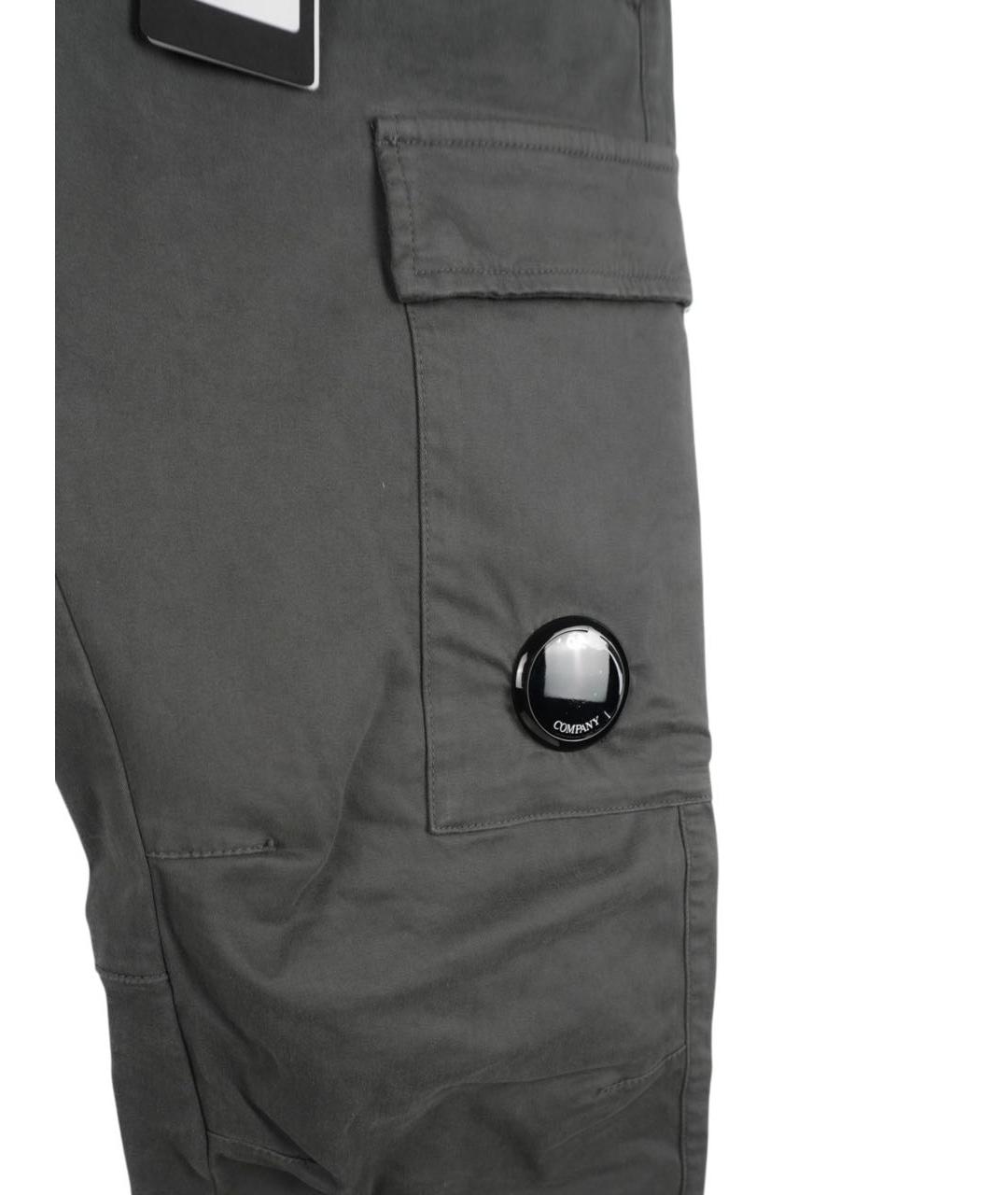CP COMPANY Антрацитовые хлопковые повседневные брюки, фото 6