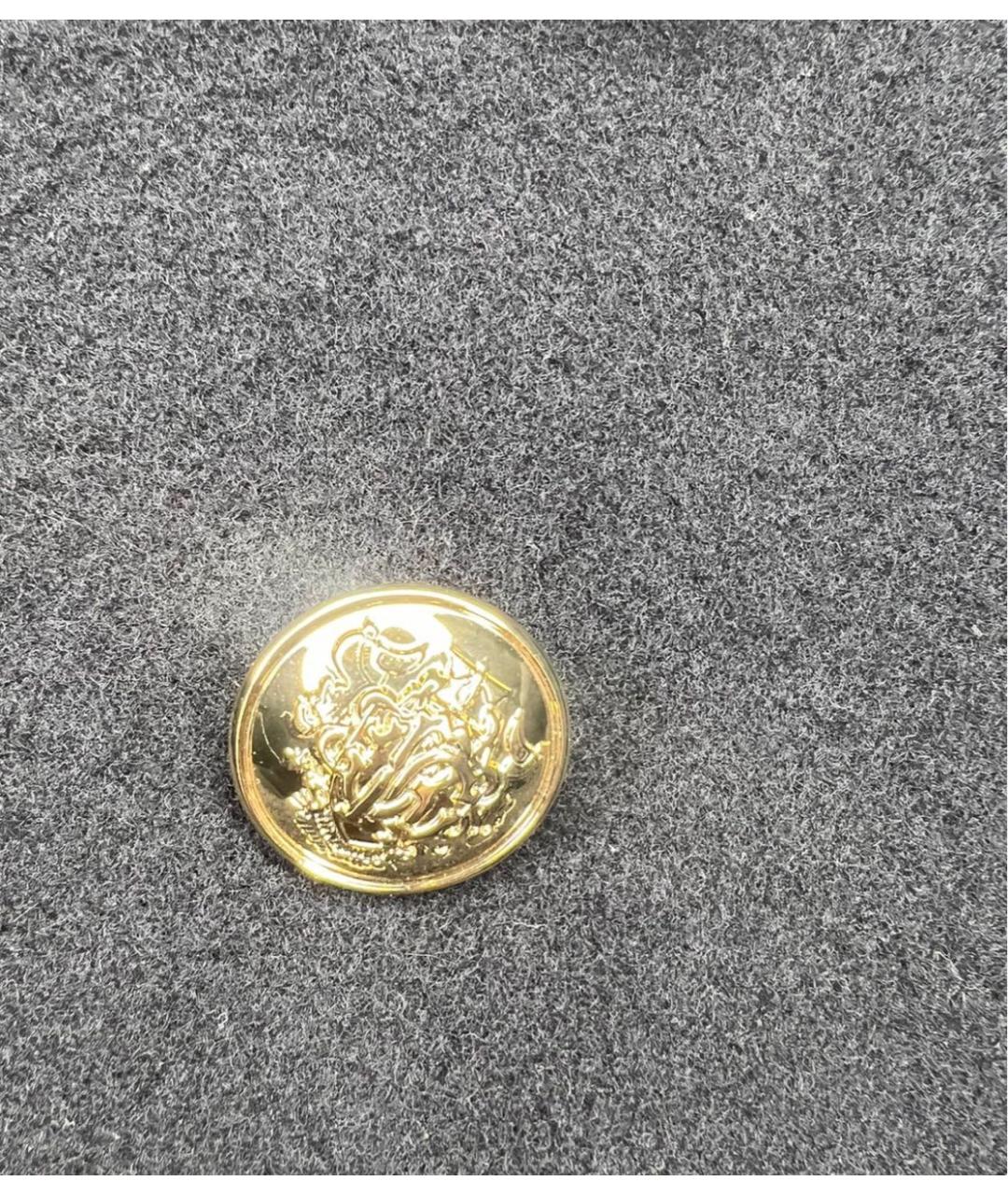 ROBERTO CAVALLI Черное шерстяное пальто, фото 4