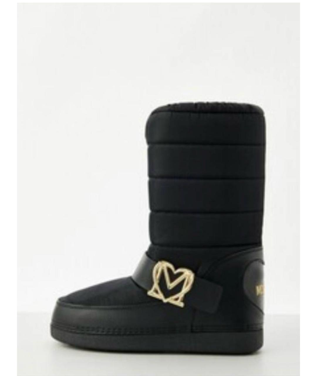 LOVE MOSCHINO Черные сапоги, фото 6