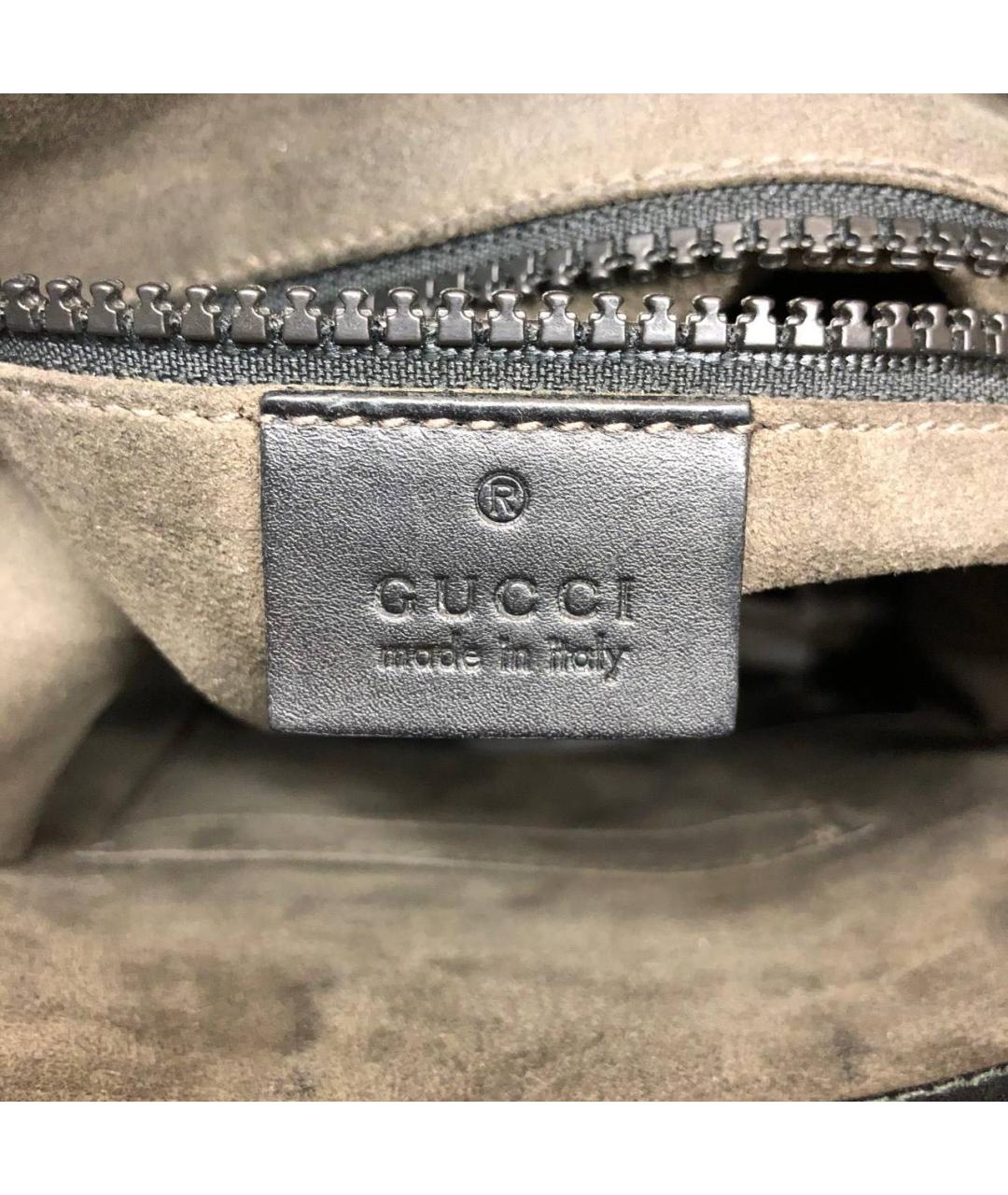 GUCCI Бежевая кожаная поясная сумка, фото 3