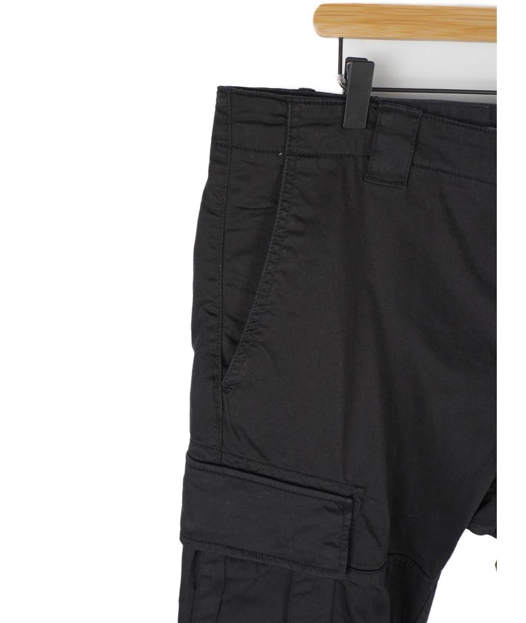 CP COMPANY Черные хлопковые повседневные брюки, фото 3