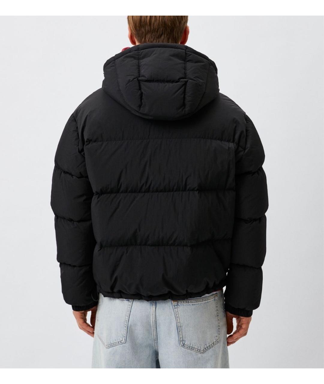HUGO Черный полиамидовый пуховик, фото 2