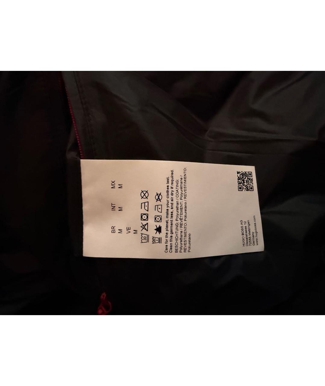 HUGO Черный полиамидовый пуховик, фото 8