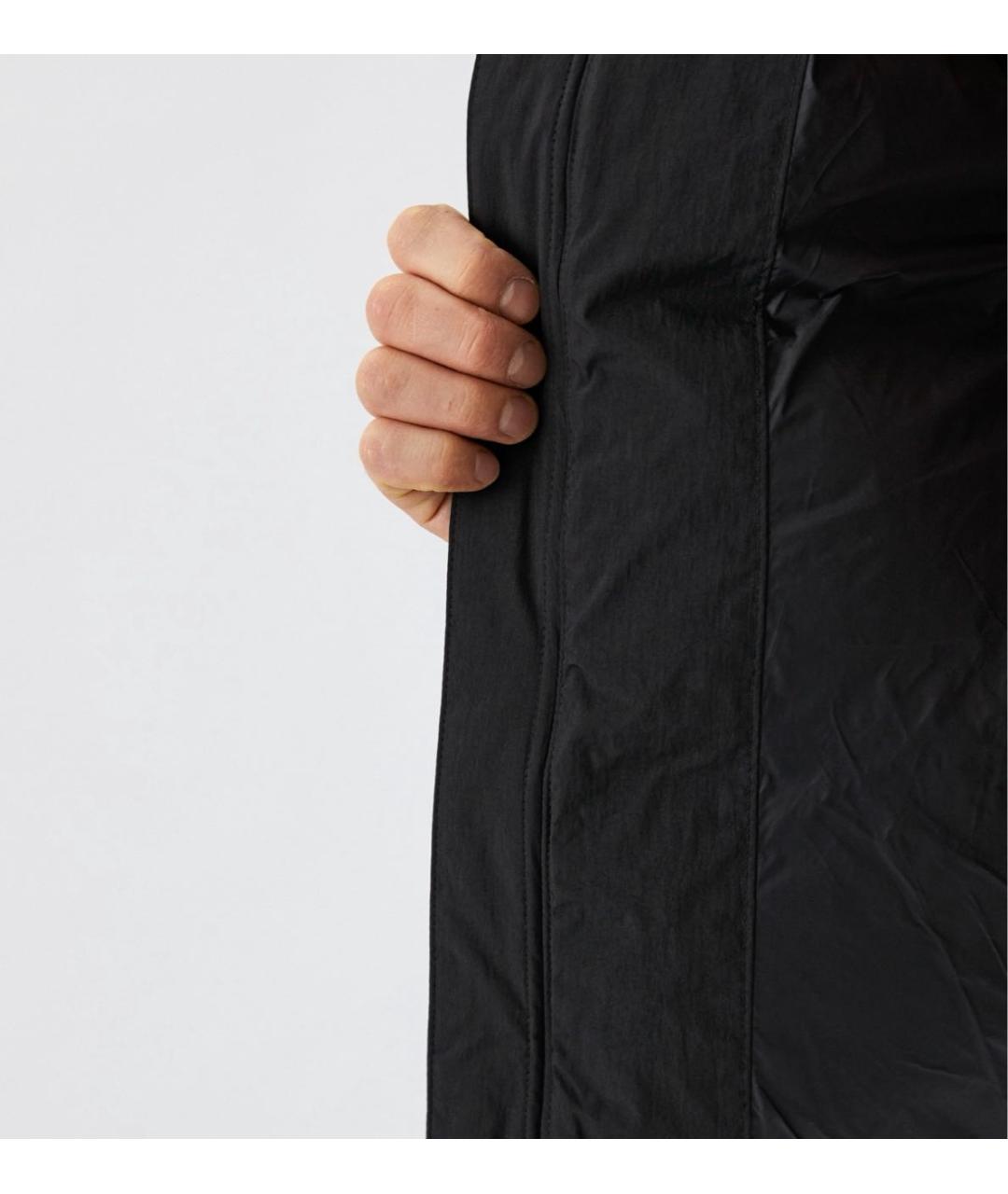 HUGO Черный полиамидовый пуховик, фото 4