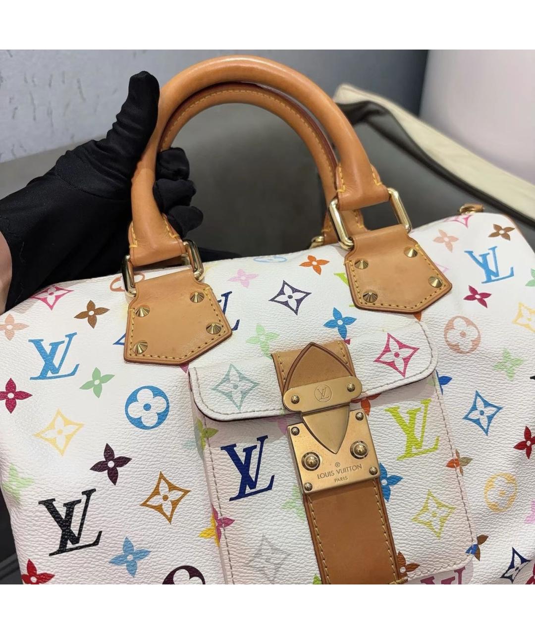 LOUIS VUITTON Мульти кожаная сумка с короткими ручками, фото 5