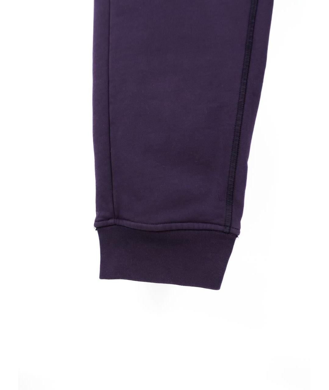 STONE ISLAND Фиолетовые хлопковые повседневные брюки, фото 5