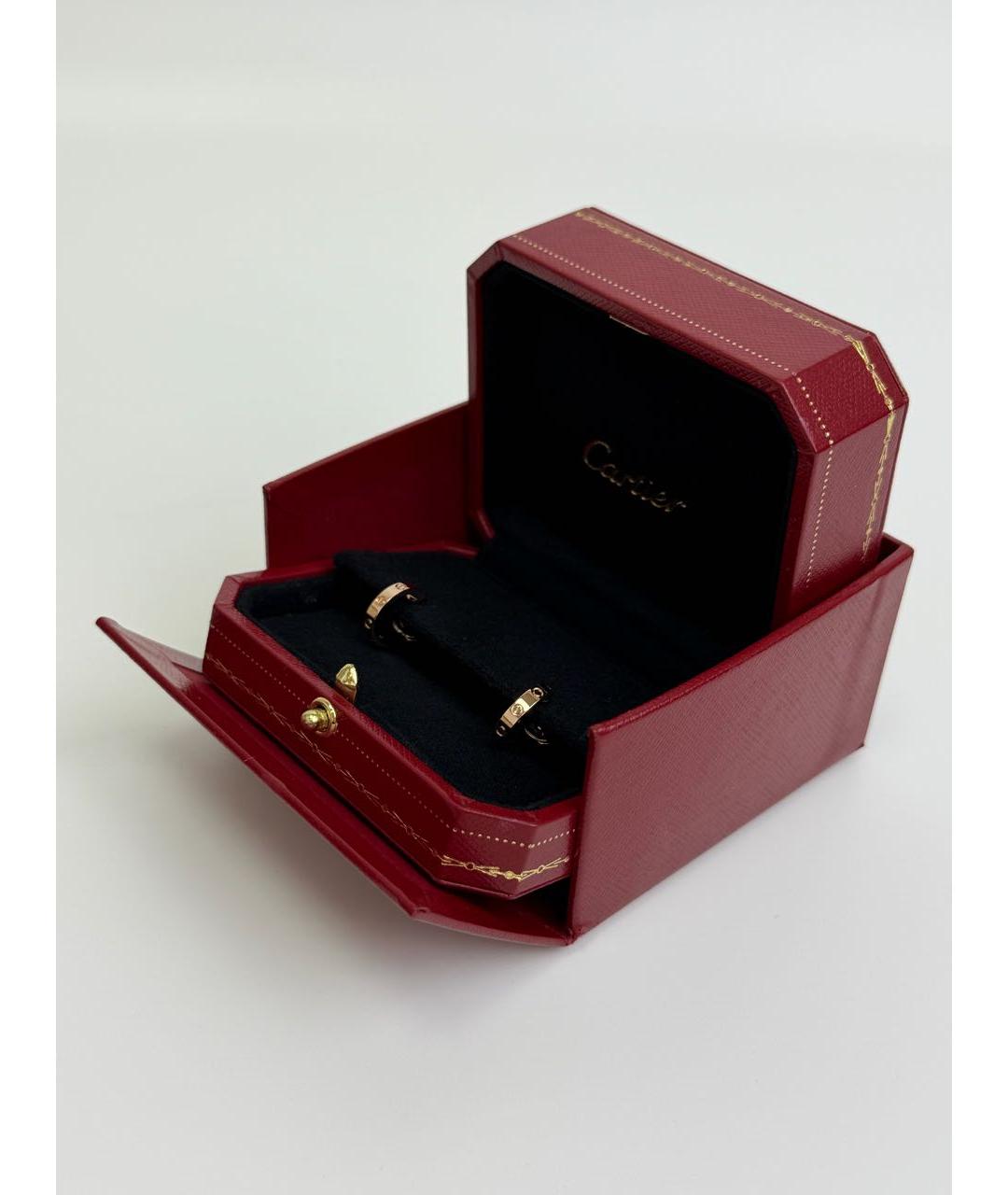 CARTIER Золотые серьги из розового золота, фото 4