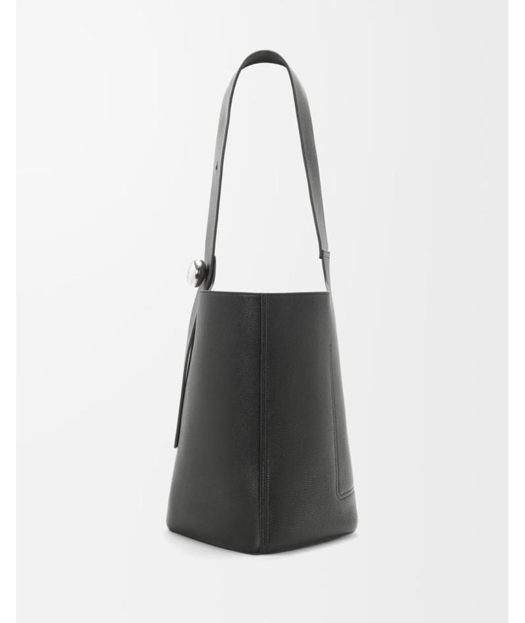 LOEWE Черная кожаная сумка через плечо, фото 5