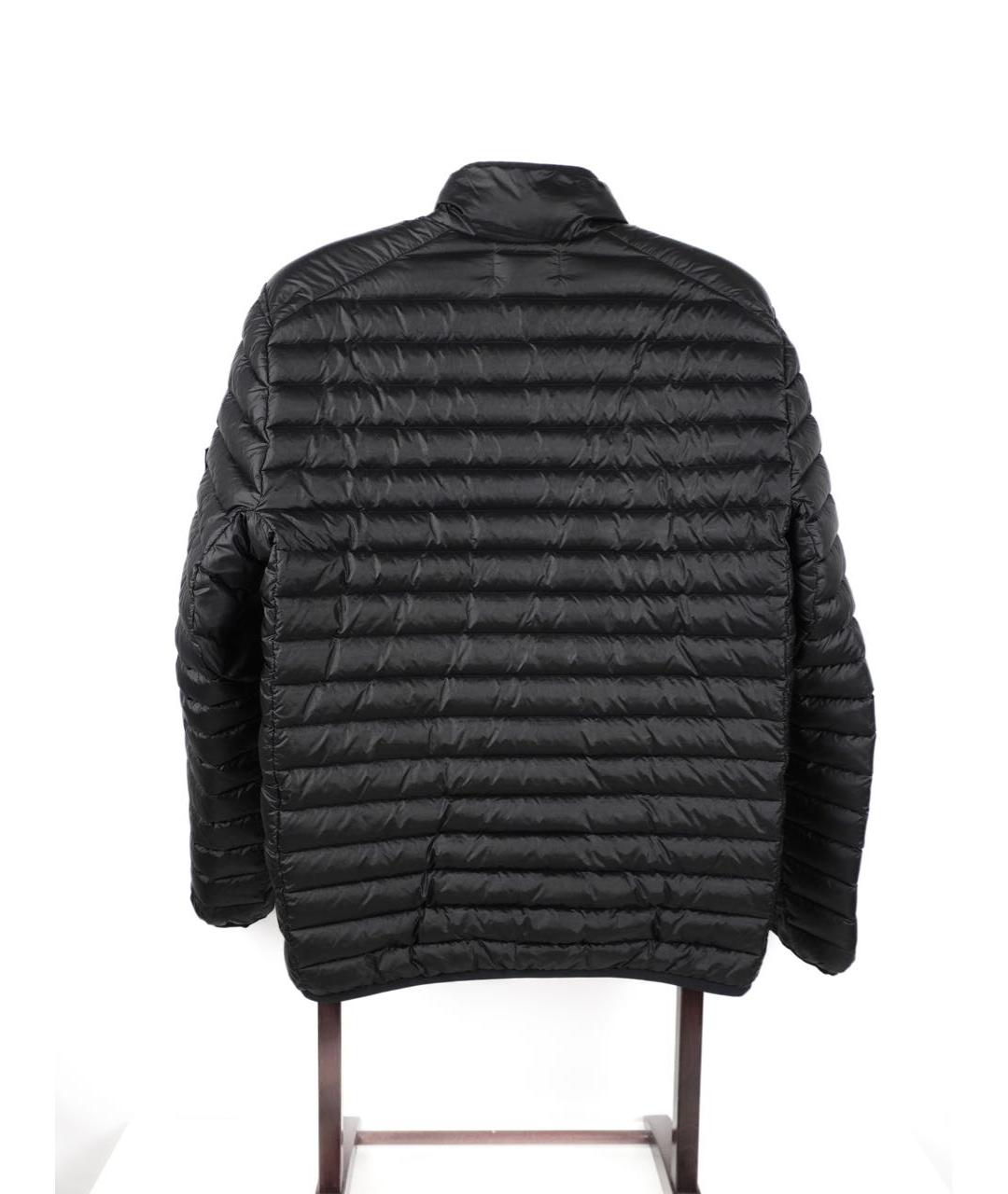 STONE ISLAND Черный полиамидовый пуховик, фото 2