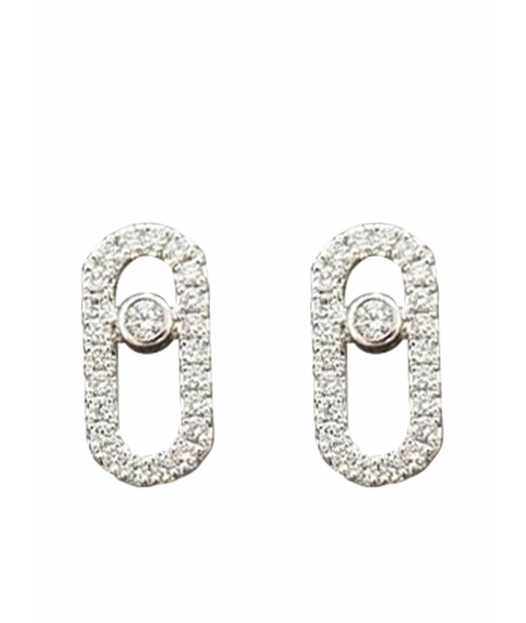 MESSIKA Белые серебряные серьги, фото 1