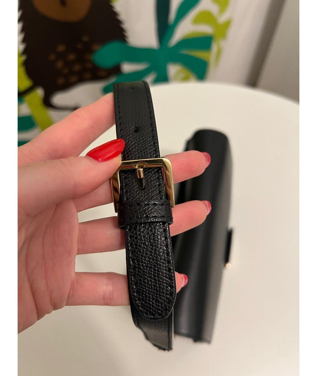 FURLA Черная кожаная сумка через плечо, фото 8