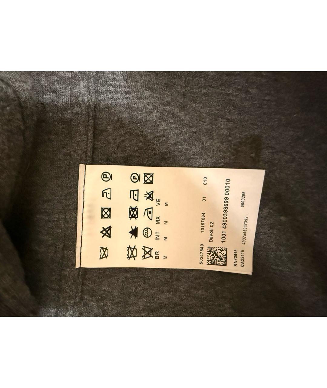 HUGO BOSS Антрацитовый шерстяной пиджак, фото 8