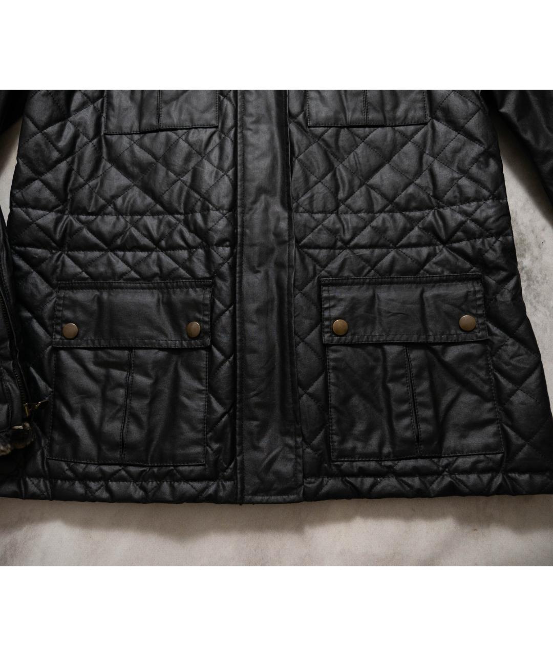 BELSTAFF Черная хлопковая куртка, фото 5