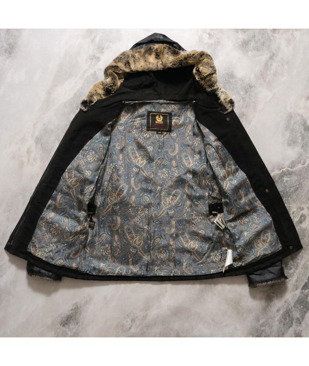 BELSTAFF Черная хлопковая куртка, фото 3