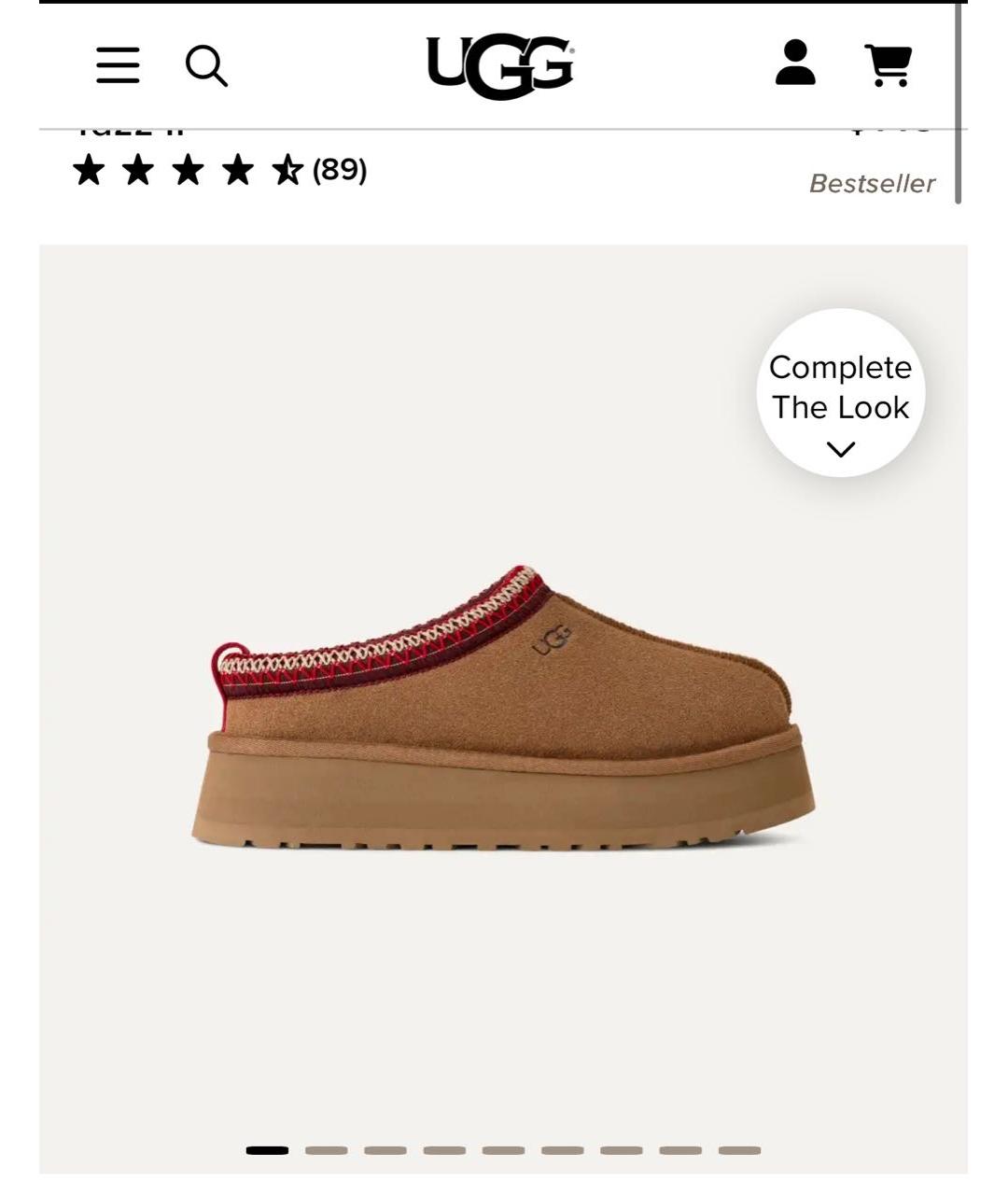 UGG AUSTRALIA Коричневые замшевые ботинки, фото 9