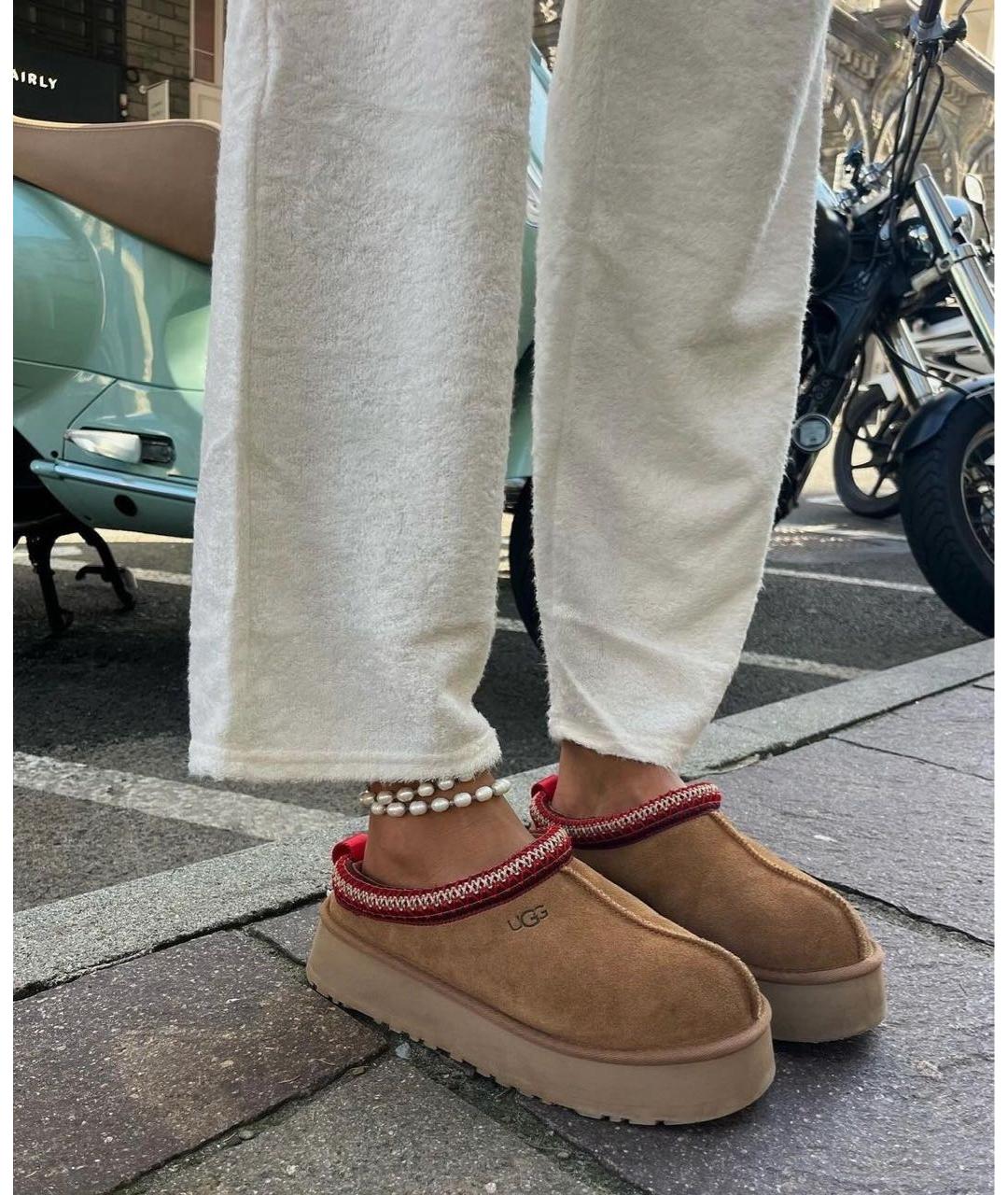 UGG AUSTRALIA Коричневые замшевые ботинки, фото 7