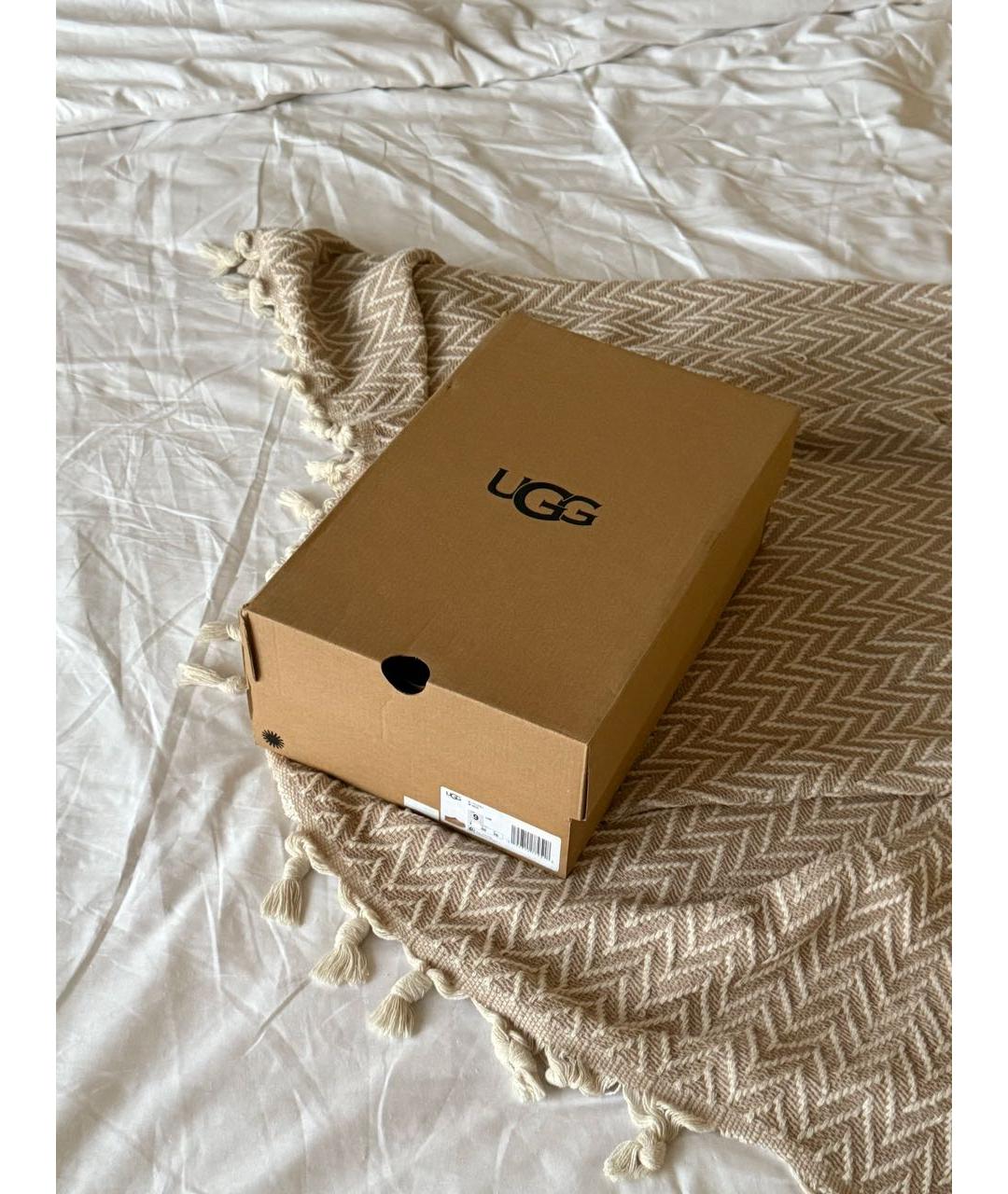 UGG AUSTRALIA Коричневые замшевые ботинки, фото 8