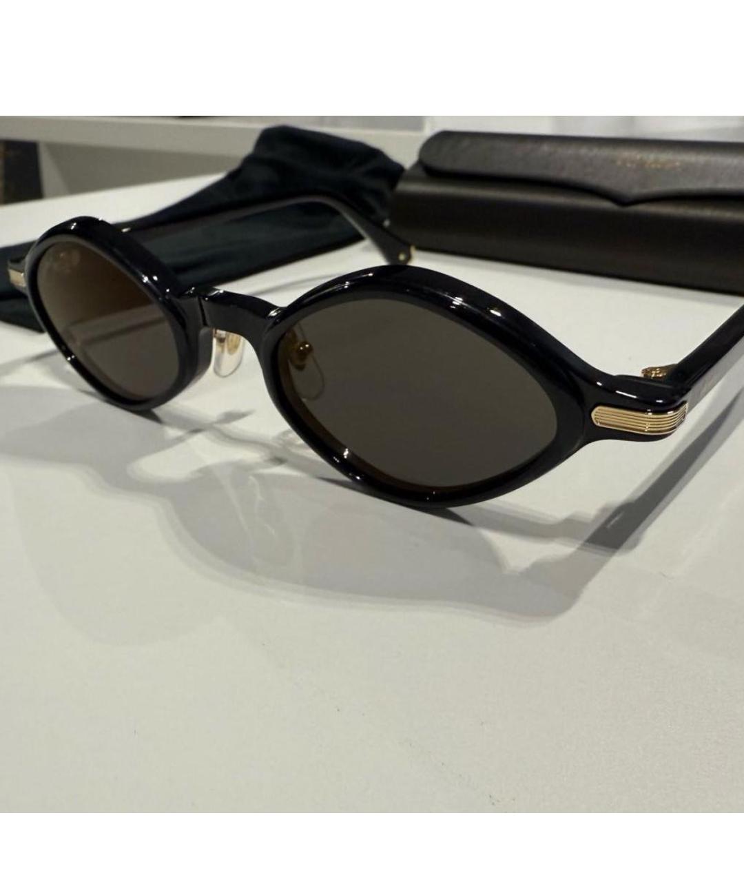 CARTIER Черные пластиковые солнцезащитные очки, фото 3