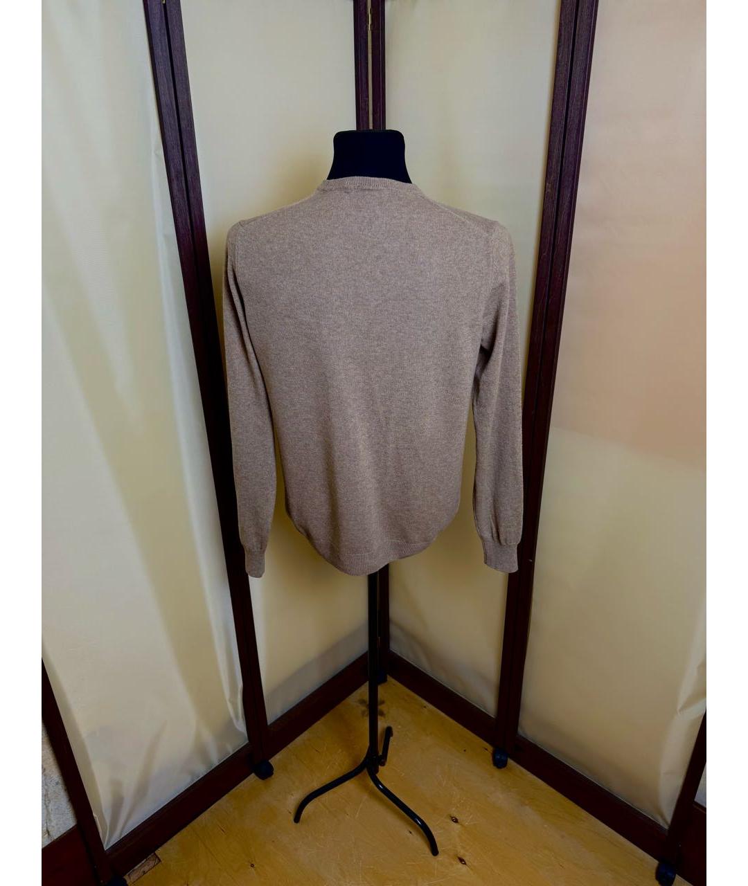 PAL ZILERI Бежевый кашемировый джемпер / свитер, фото 2